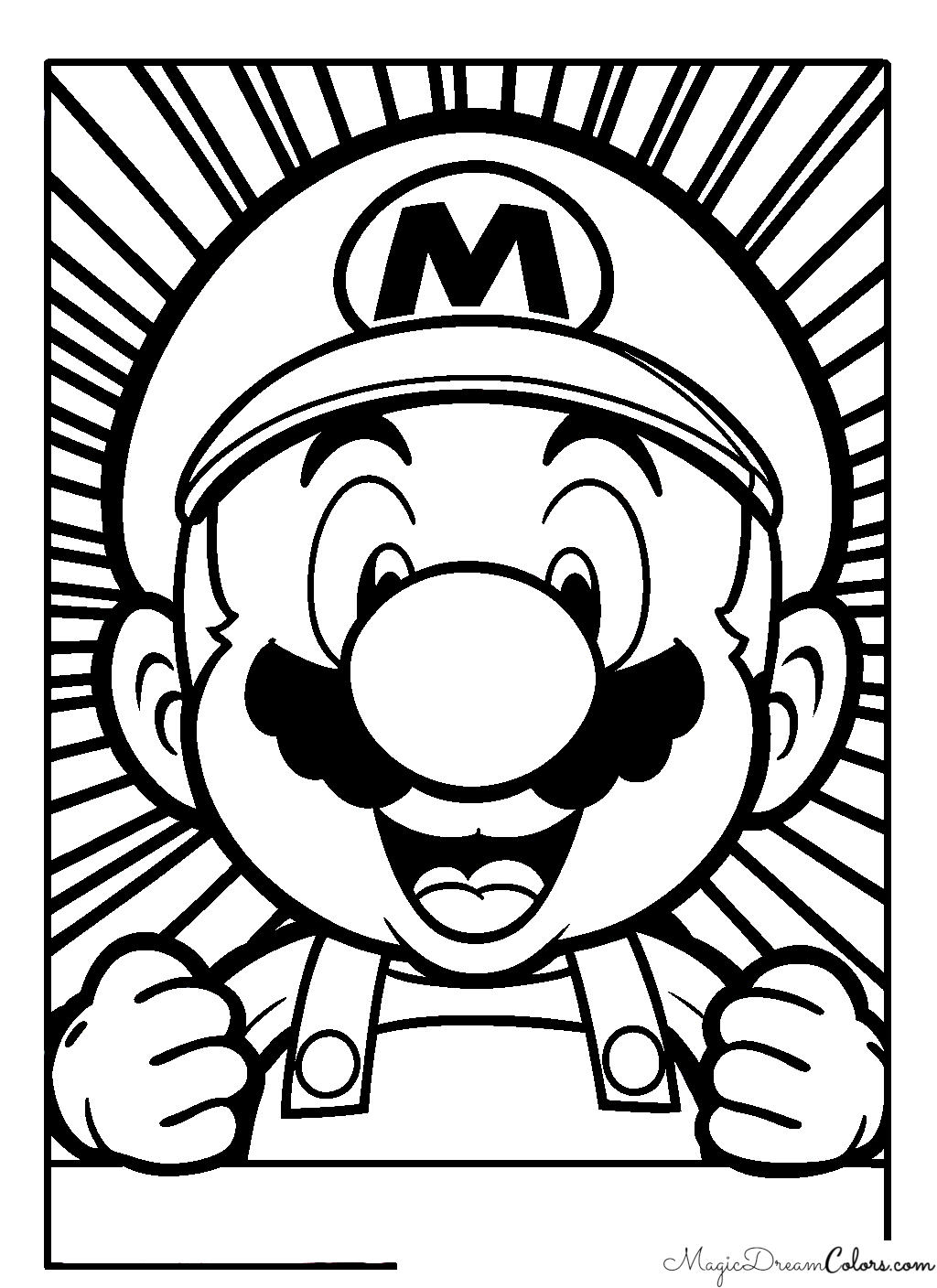 Super Mario kostenlos malvorlage | | MagicDreamColors